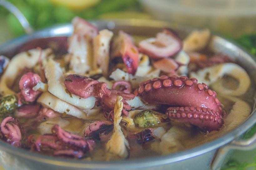 Octopus meal