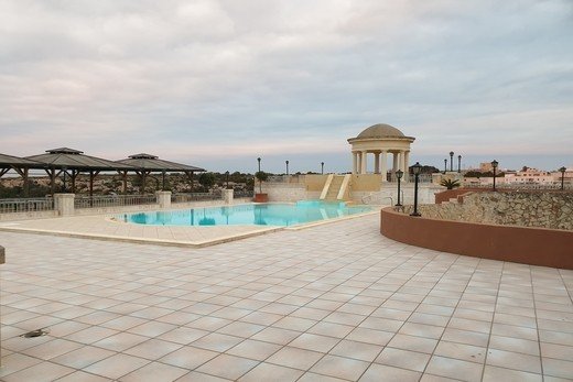 Villa pool area